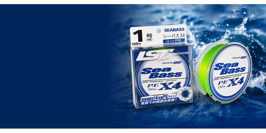Νήματα Linesystem Sea Bass X4 για την τεχνική του spinning