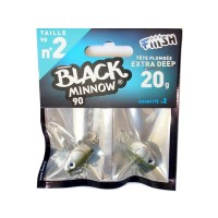 Fiiish Μολυβοκεφαλές Black Minnow No2 90mm