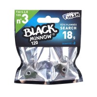 Fiiish Μολυβοκεφαλές Black Minnow No3 120mm