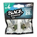 Fiiish Black Minnow Jig Heads No4 140mm