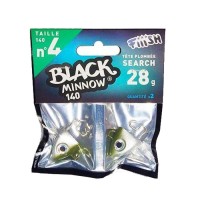Fiiish Μολυβοκεφαλές Black Minnow No4 140mm