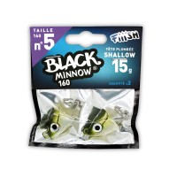 Fiiish Μολυβοκεφαλές Black Minnow No5 160mm