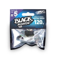 Fiiish Μολυβοκεφαλές Black Minnow No5 160mm