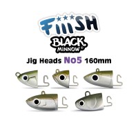 Fiiish Μολυβοκεφαλές Black Minnow No5 160mm