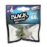 Fiiish Μολυβοκεφαλές Black Minnow No6 200mm