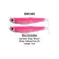 Fiiish Σιλικονούχα Black Minnow Combo No1 70mm