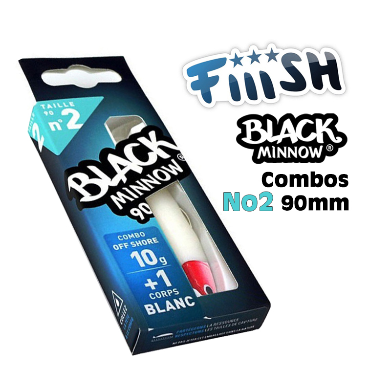 Fiiish Black Minnow Combo No2 90mm