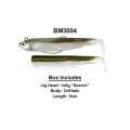 Fiiish Σιλικονούχα Black Minnow Combo No2 90mm