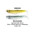 Fiiish Σιλικονούχα Black Minnow Combo No2 90mm