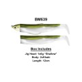 Fiiish Σιλικονούχα Black Minnow Combo No3 120mm