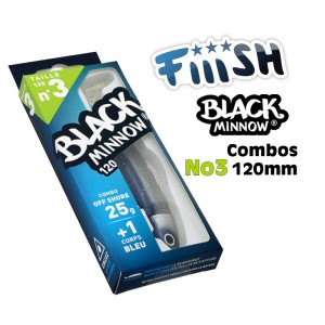 Fiiish Black Minnow Combo No3 120mm