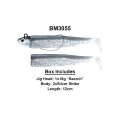 Fiiish Σιλικονούχα Black Minnow Combo No3 120mm