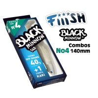 Fiiish Σιλικονούχα Black Minnow Combo No4 140mm