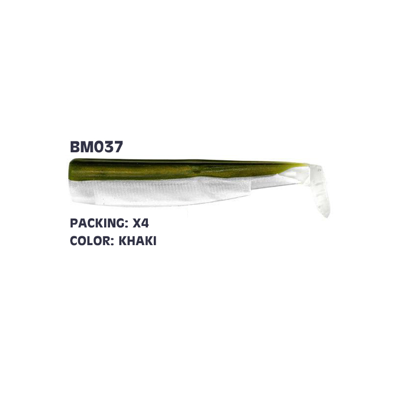 Fiiish Σιλικονούχα Σώματα Black Minnow No1 70mm