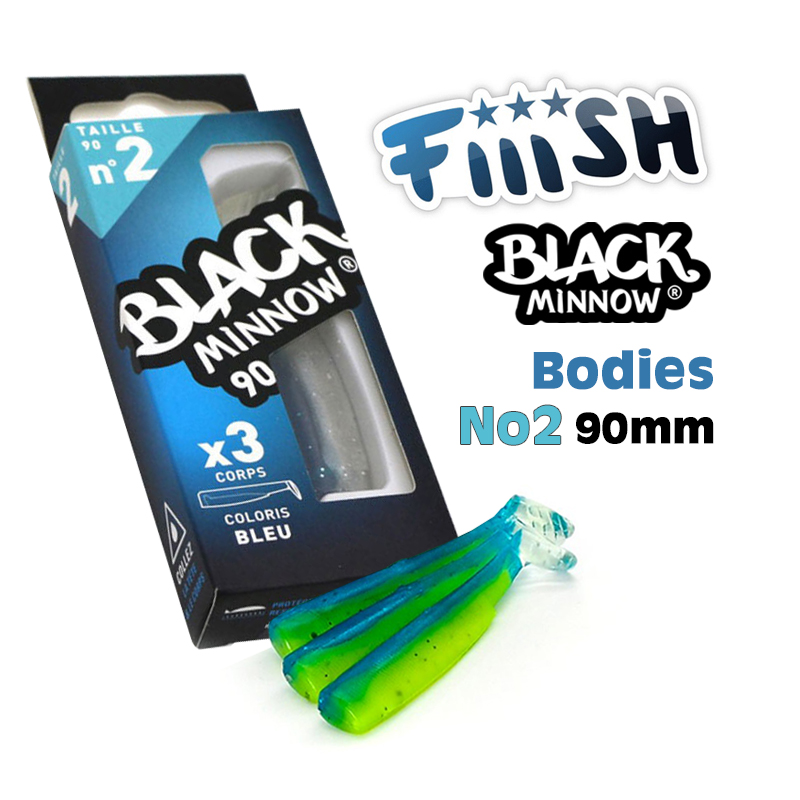 Fiiish Black Minnow Bodies No2 90mm