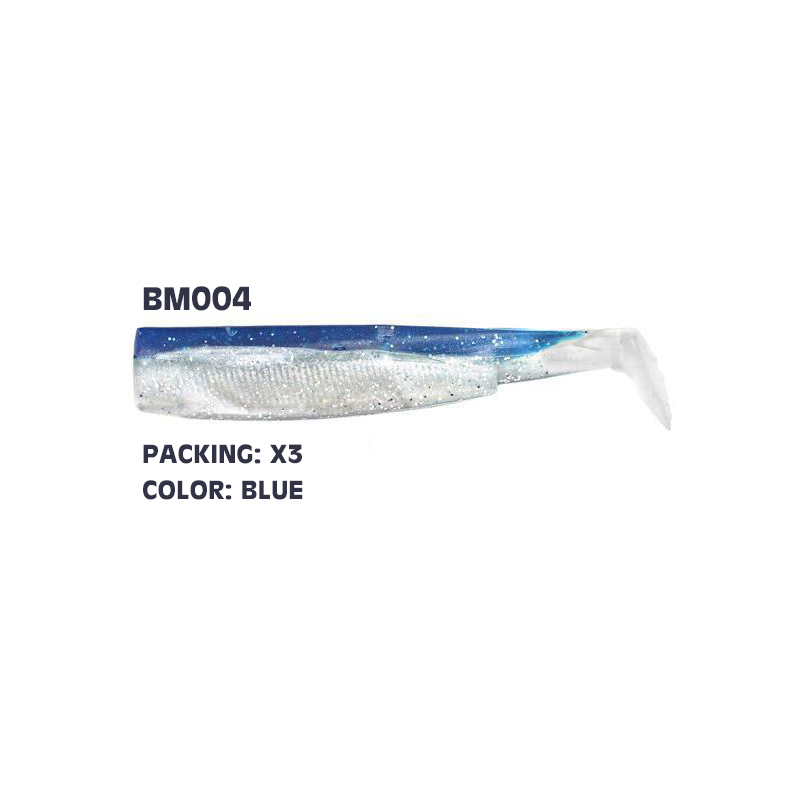 Fiiish Σιλικονούχα Σώματα Black Minnow No3 120mm