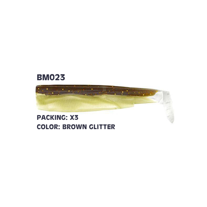 Fiiish Σιλικονούχα Σώματα Black Minnow No3 120mm