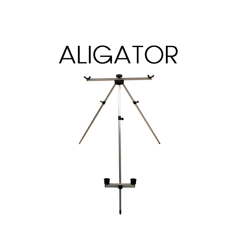 Aligator Folding Surf-Casting Rod Stand