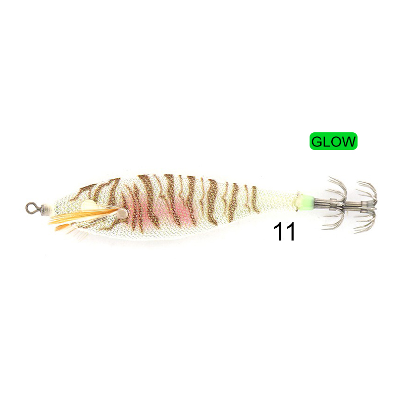 Cinnetic Squid Jig Tiger Glow