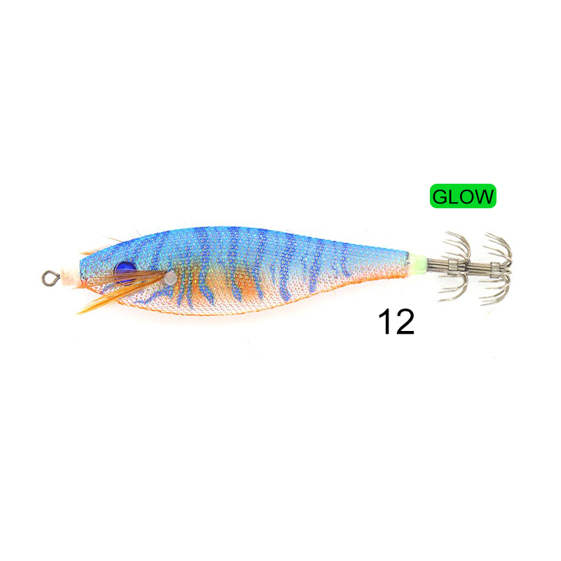 Cinnetic Squid Jig Tiger Glow