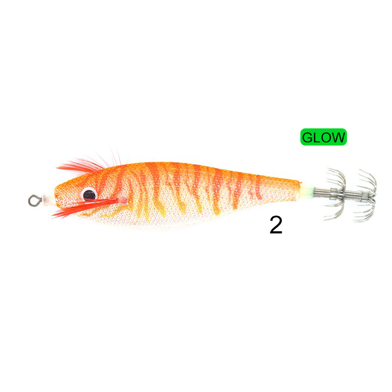 Cinnetic Squid Jig Tiger Glow