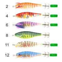 Cinnetic Squid Jig Tiger Glow