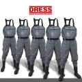 Dress Chest High Wader Airborne Stealth Grey