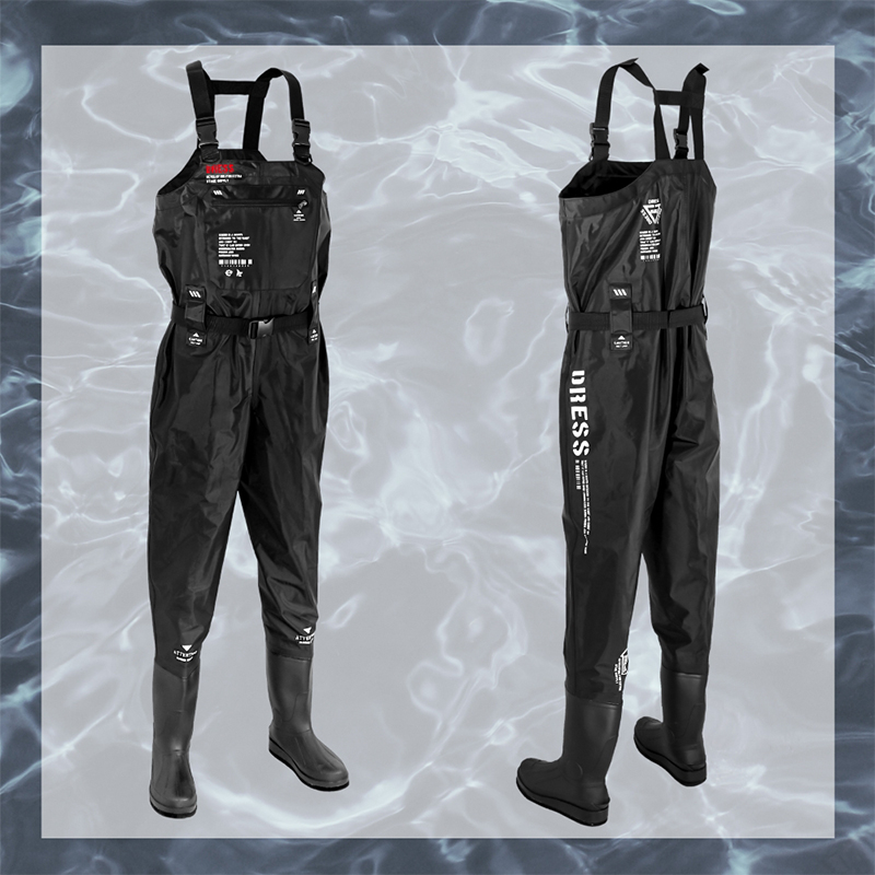 Dress Chest High Wader Airborne Stealth Grey