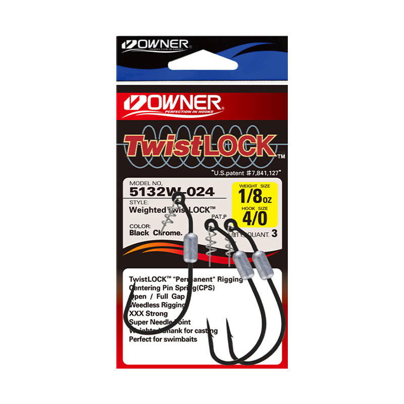 Owner Weighted Twistlock Hooks