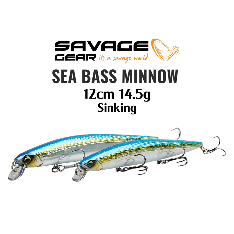 Savage Gear Sea Bass Minnow 12cm Sinking