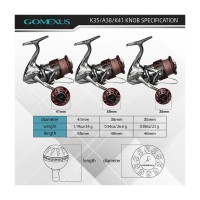 Gomexus Power Knob Aluminum 35mm