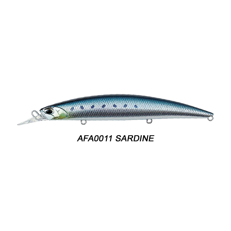 Duo AHA0211 Worm Beachwalker Howl Lure - 1.0 Oz Glow Shad For Flounder Fishing