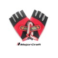 Major Craft Fishing Gloves MCFG-5 Black/Red