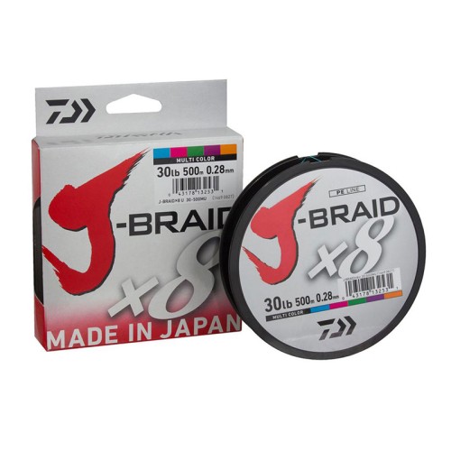 Daiwa J-Braid X8 Multicolor