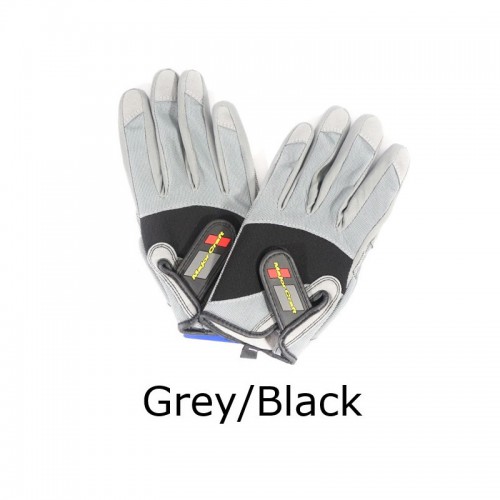 Major Craft Jigging Gloves Grey/Black