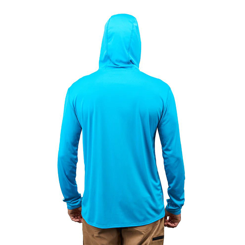 Grundens Tough Sun Hoodie Azure