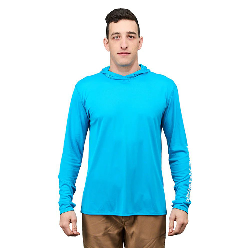 Grundens Tough Sun Hoodie Azure