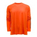 Grundens Tough Sun Crew Red Orange
