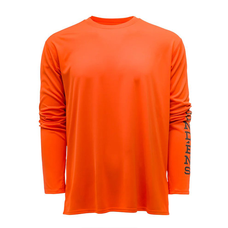 Grundens Tough Sun Crew Red Orange