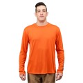 Grundens Tough Sun Crew Red Orange
