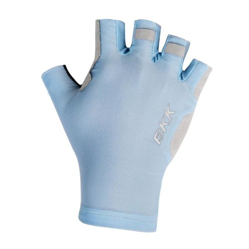 BKK Flamingo Half-Finger Gloves Light Blue