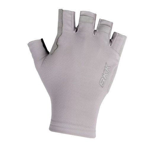 BKK Flamingo Half-Finger Gloves Light Grey