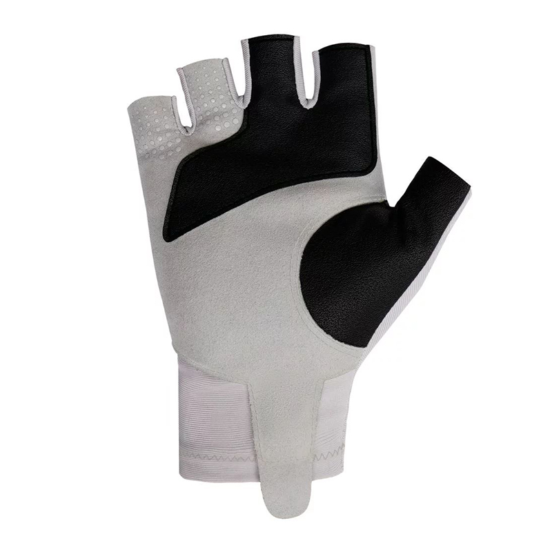 BKK Flamingo Half-Finger Gloves Light Grey BKK Flamingo Half-Finger Gloves Light Grey
