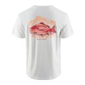 Grundens Red Snapper SS T-Shirt White Grundens Red Snapper SS T-Shirt White