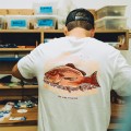 Grundens Red Snapper SS T-Shirt White Grundens Red Snapper SS T-Shirt White