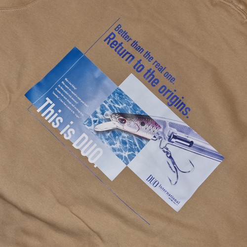 Tide Minnow Ghost Hoodie Sand Khaki