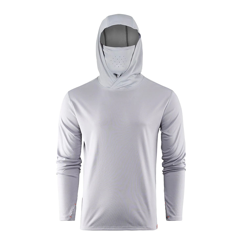 Grundens Tough Sun Masked Hoodie Mist Grundens Tough Sun Masked Hoodie Mist