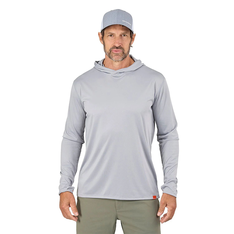 Grundens Tough Sun Masked Hoodie Mist Grundens Tough Sun Masked Hoodie Mist