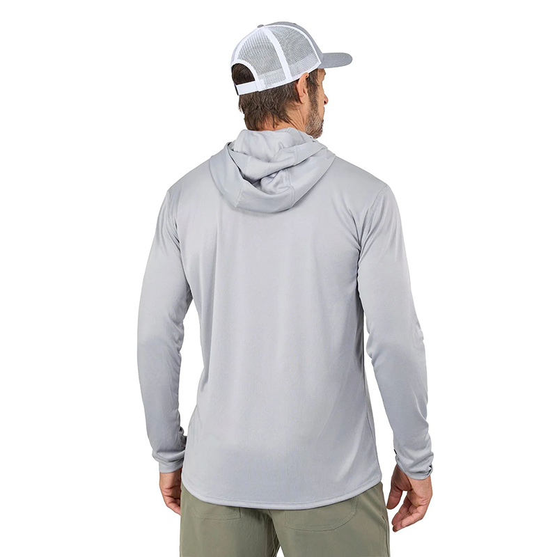 Grundens Tough Sun Masked Hoodie Mist Grundens Tough Sun Masked Hoodie Mist