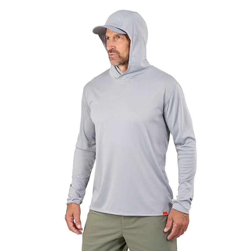 Grundens Tough Sun Masked Hoodie Mist Grundens Tough Sun Masked Hoodie Mist